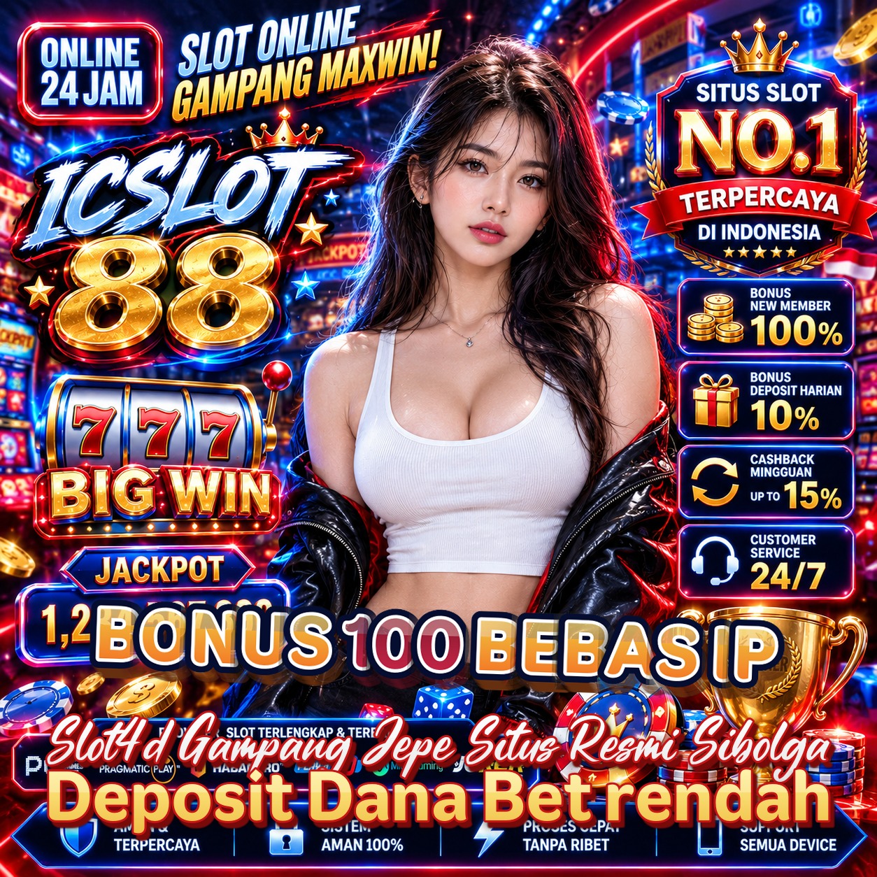 BONUS 100 BEBAS IP